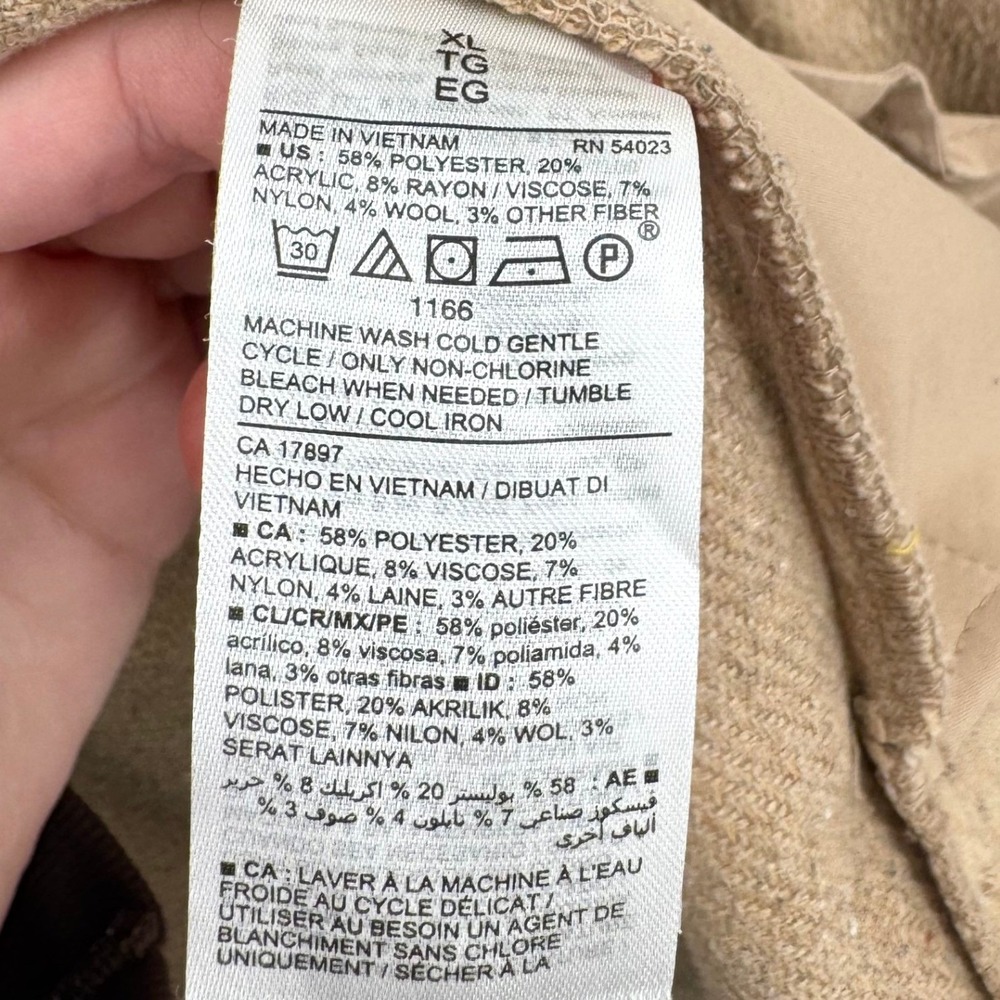 Old Navy Classic Camel Brushed-Twill Front Snap Round Hem Shacket Women's XL‎ - Picture 12 of 12